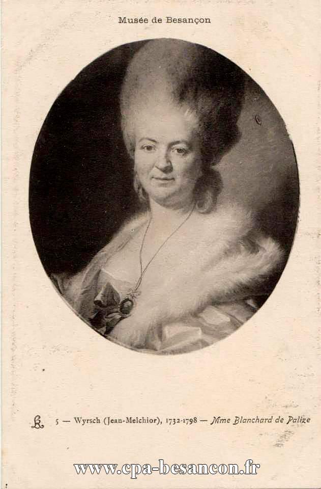 Musée de Besançon - 5 - Wyrsch (Jean-Melchior), 1732-1798 - Mme Blanchard de Palize